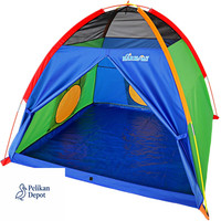 Narmay Spielzelt Multicolored Kuppelzelt FüR Kinder 152X1