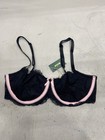 Syrn Womens Underwire Balconette Bra 34DD Black Stretch Lace Adjustable Straps — photo 1