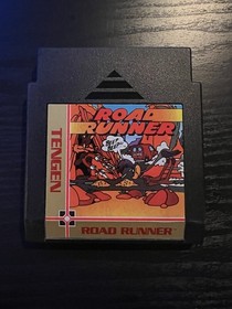Road Runner Tengen Nintendo NES 1989 Video Game with Box and Manual