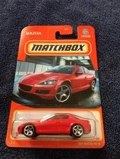 Matchbox 2004 Mazda RX-8 Red 49/100 New Sealed Clean Card