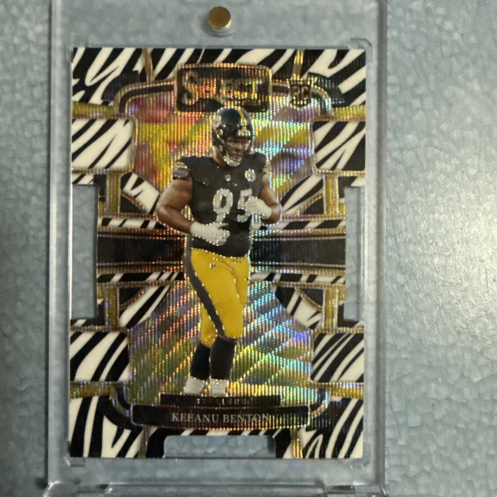 Keeanu Benton Panini Select #84 Die-Cut Zebra