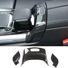 For Benz GLB W247 20-22 Carbon Fiber Style Console Armrest Box Switch Cover Trim