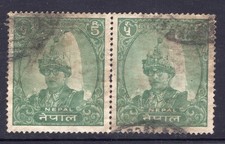 NEPAL pair of old stamps