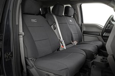 Rough Country Neoprene Seat Cover Set For 15-26 F-150 17-26 F-250350 - 91067 Rough Country Neoprene Seat Cover Set For 15-26 F-150 17-26 F-250350 - 91067