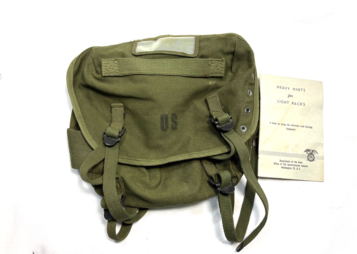 Vietnam Canvas Buttpack M61, Used excellent 1 only 1967 dated | eBay