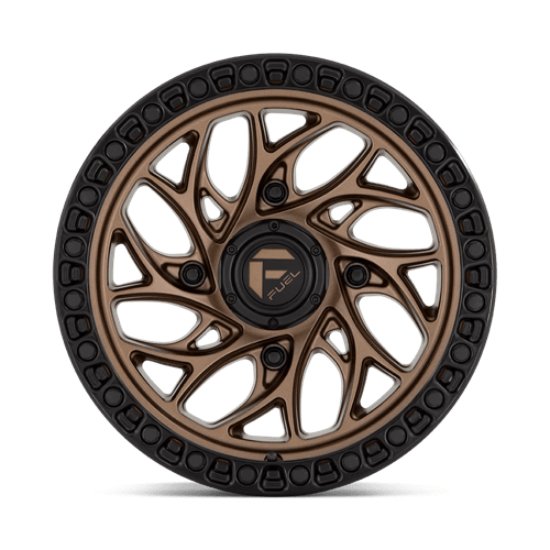 (1PC) Fuel D777 Runner Utv 15X7 4X156 Bronze Black 10mm Wheel Rim 15 Inch - Picture 5 of 9