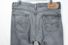Levi's 501 '93 Men's Jeans Gray Straight Fit Button Fly Stretch Denim