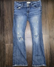 Buckle BKE Womens Payton Universal Fit Mid Rise Bootcut 30x31 1/2 Distressed