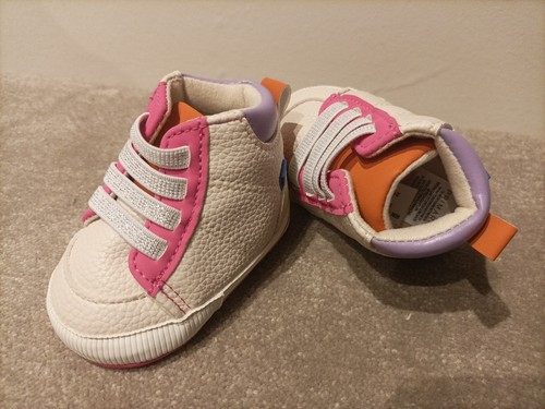 3-6 Baby Boots Soft Sole Colouring Booties Sweet Cute - Picture 4 of 10