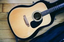 1989 K.Yairi YW-400 – Handcrafted in Japan | Solid Top | D-45 Style | Hard Case