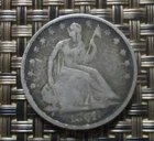 1861 O Seated Liberty Half Dollar