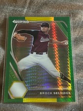 7251 2021 Panini Prizm DP Green Yellow Prizm Brock Selvidge New York Yankees