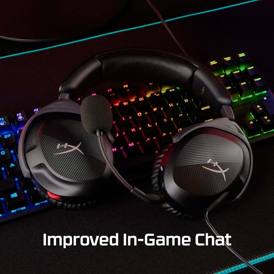 HyperX Cloud Stinger II, Cuffie da Gaming, Connessione Cablata a 3,5 mm, Audio I - Immagine 2 di 4