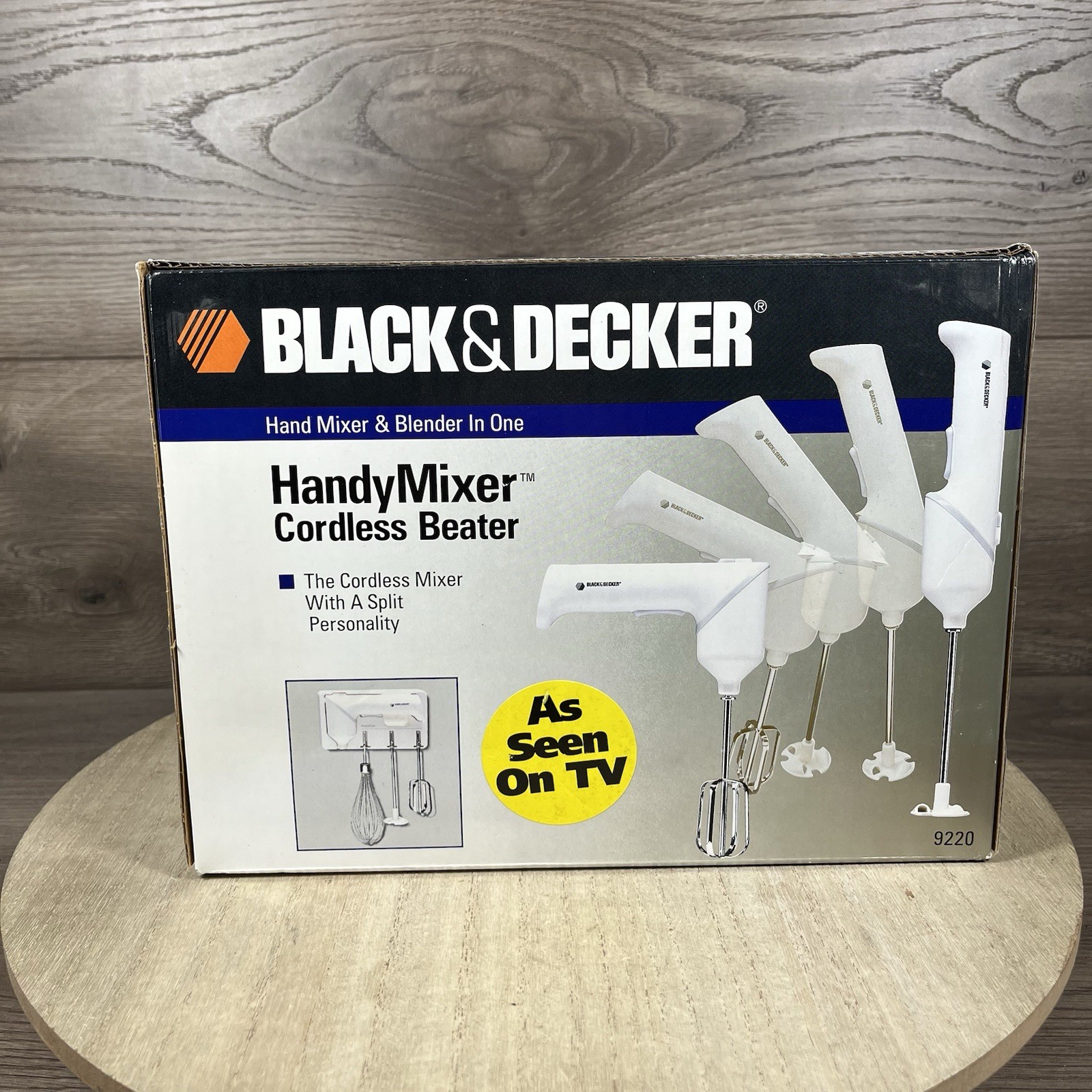 NEW SEALED Black & Decker Handy Mixer Cordless Beater 9220 H