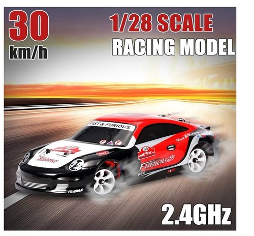 Wltoys K969 RC Car 1:28 Four-wheel 4WD Off-road 2.4G 30km Kids Children Toys - Picture 4 of 14