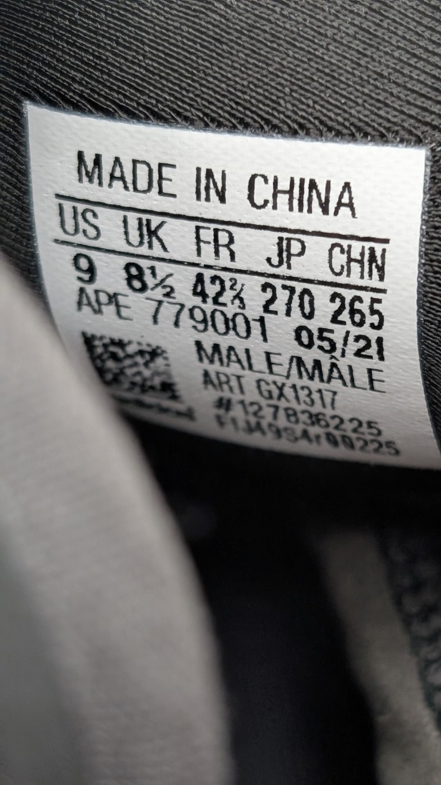 Adidas Yeezy Quantum Onyx Black Grey Men's shoes sneakers size 9 NEW thumbnail 8