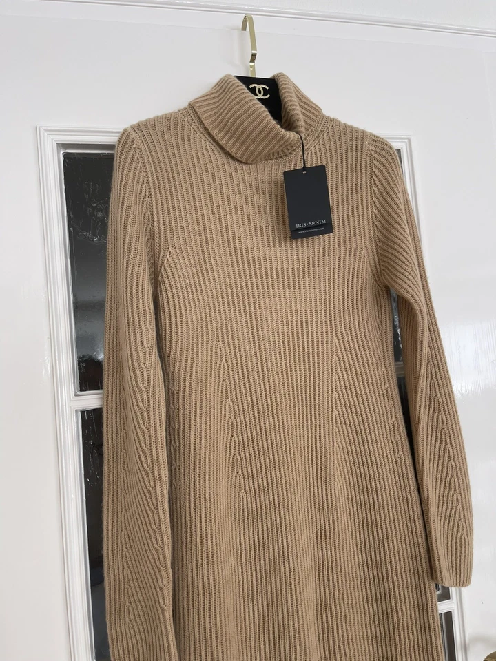 Cashmere Kaschmire Kaschmir Kleid Rollkragen Iris Von Arnim Gr S - Bild 3 von 4