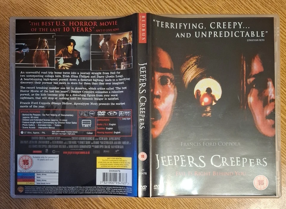Jeepers Creepers DVD - Image 3 of 4