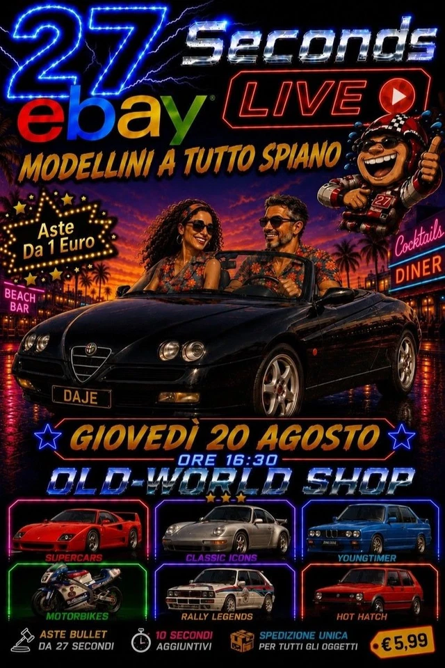 🚗🔥 ASTE MODELLINI & FIGURES DA 1€ – OCCASIONI IMPERDIBILI !