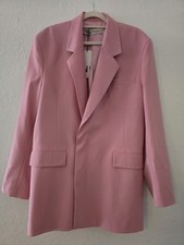 Zara Double Breasted-Oversized Light Pink Blazer. Limited Edition Size XS-S NWT