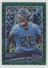 2020 Panini Donruss Optic Rookies Green Velocity Prizm Kristian Fulton #109 2l4