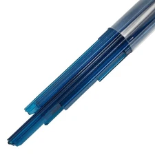 5333 Deep Aqua Transparent NOODLES Full Tube Oceanside Glass & Tile 96 COE