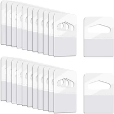 Prudiut 1000 Pcs Hang Tabs Slot Hole Hang Tags Self-Adhesive Hanging Tabs Heavy 