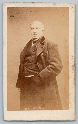 CDV 1865 Dr. Nelaton Chirurg Napoleon III Kugel Garibaldi Sonde Medizin Paris
