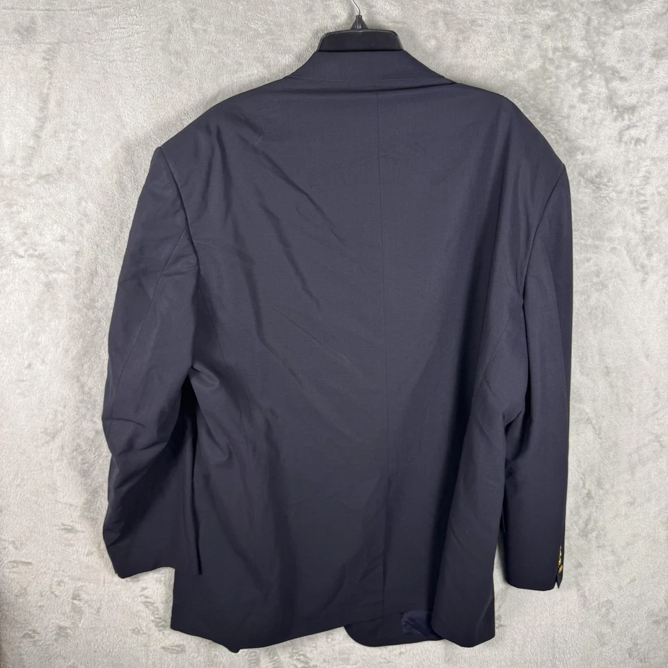 Blazer Brooks Brothers Para Hombre 52L Azul Marino BrooksCool Clásico Dorado Botón Oficina Foto 3 de 4
