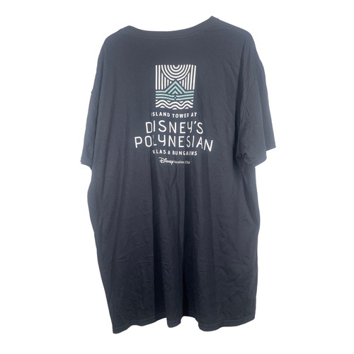 Disney Polynesian Villas Island Tower Opening Team T-Shirt Mens 3XL Black DVC