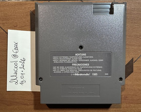 Super Mario Bros. &ndash; NES &ndash; PAL EUR &ndash; Original Cartridge w/ Black Nintendo Sleeve