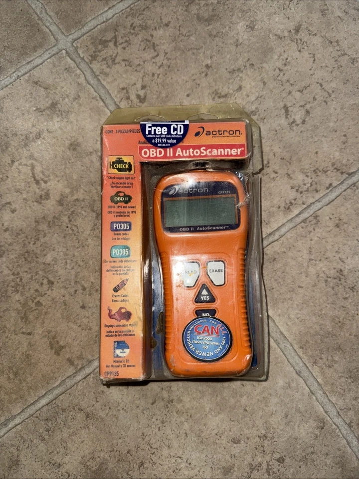 Actron CP9135 OBD II AutoScanner сканер кода диагностический считыватель - Изображение 2 из 3