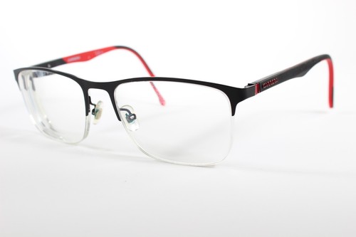 Carrera Brille CA 8861 Herren Schwarz Halbrand Metall Eyewear Brillengestell
