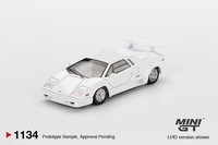 Tsm Mini Gt MGT01134 1:64 Lamborghini Countach 25Th Anniversary Weiß Lhdblister