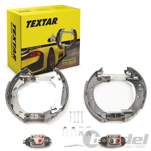 Textar Bremsbacken Satz Vormontiert Passend FüR Ford Courier 1.3 1.6 1.8-image