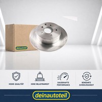 2X Bremsscheibe Hinten DP1010111602 Passend FüR Nissan