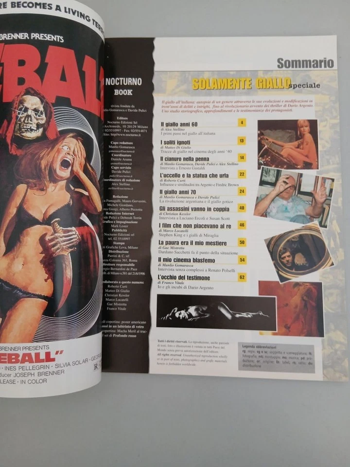 NOCTURNO BOOK N° 7 SOLAMENTE GIALLO SPECIALE THRILLER 1950/1979 DA EDICOLA - Immagine 4 di 4