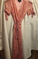 Laundry Floral Print Wrap Dress  Spring Summer Wedding Size 0 By Shelli Segal 