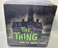 Vintage 1964 Addams Family Thing Coin Bank w/ Box Filmways TV WORKING