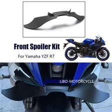 Front Spoiler Fairing Kit Aerodynamic Downforce Naked Winglet For YAMAHA YZF-R7