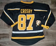 PITTSBURGH PENS S. CROSBY BOYS S/M JERSEY & LOOSE CROSBY POP FUNKO