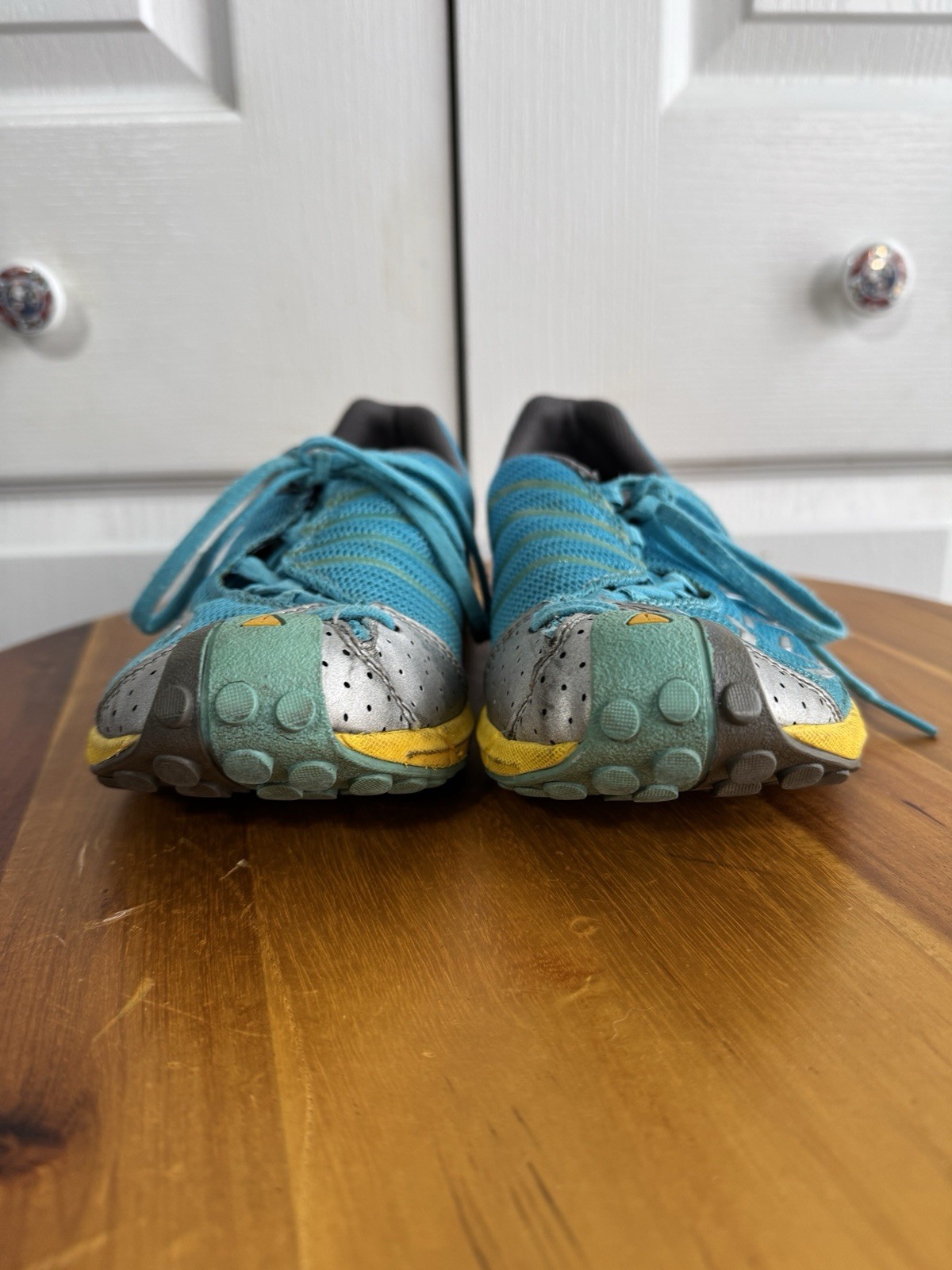 Scarpe donna stringate Keen A86 TR blu grigio giallo taglia 8