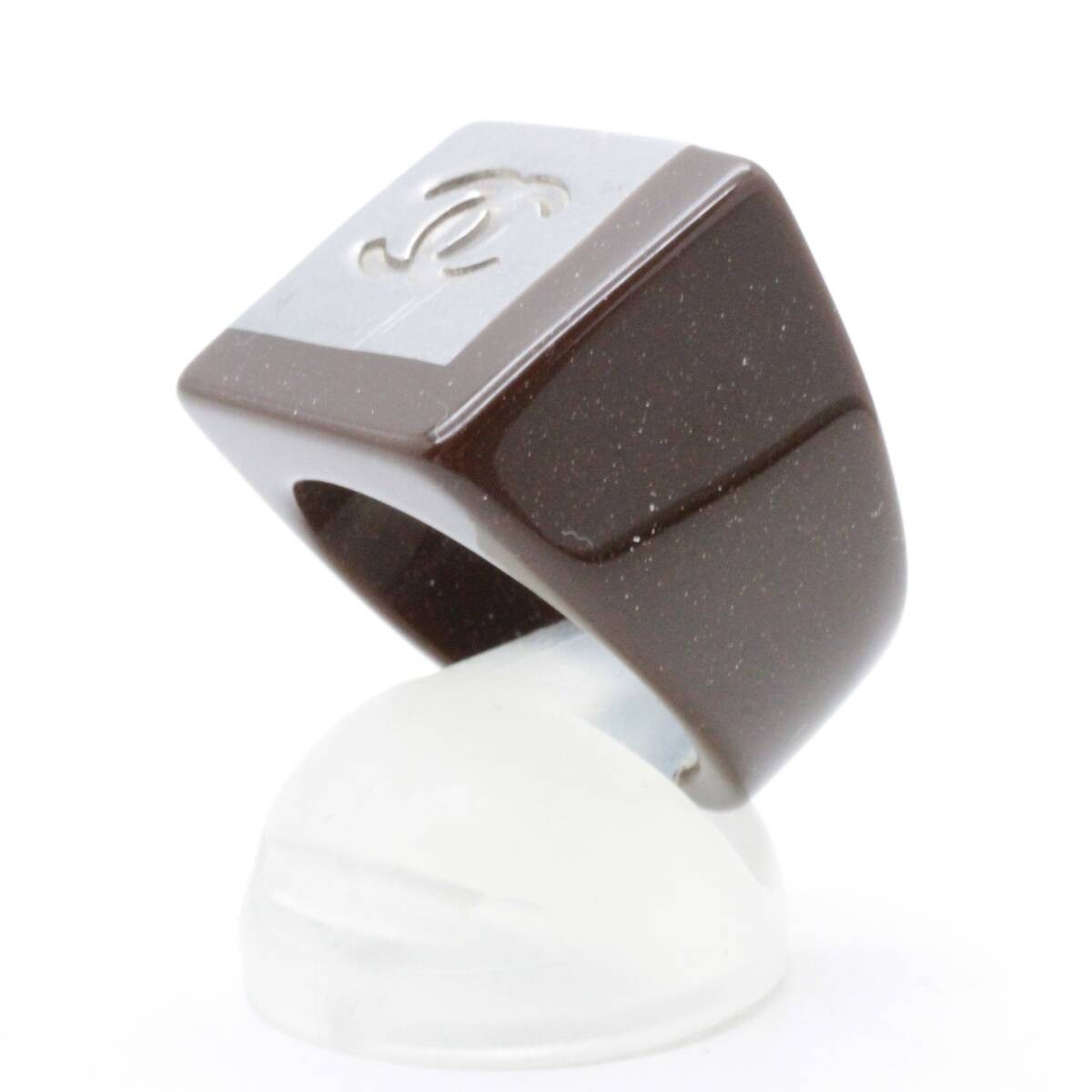 CHANEL Coco Mark Square Ring - image 2