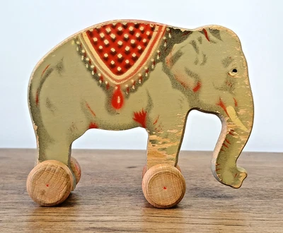 LEGO 1940er Elefant Vintage Holz Wooden Dänemark Sehr Selten - Bild 1 von 4