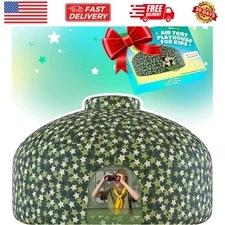 Air Tent for Kids with Door 77” x 50” Builds in 30 Seconds, Toddler Tents Ind...