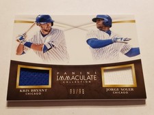 39/99 Kris Bryant/Jorge Soler 2015 Panini Immaculate Collection #20