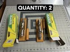 NOS 2-pack lot VINTAGE Duke 0100 Easy Pecan Nut Cracker Wood Nickel