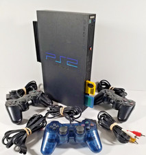 Sony PS2 Fat Body Console SCPH-50001 Black Charging Cord ,3 CONSOLES,TVCONECTION