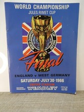 1966 World Cup Programme Final 30/7/1966 Replica England Vs Germany 30th July