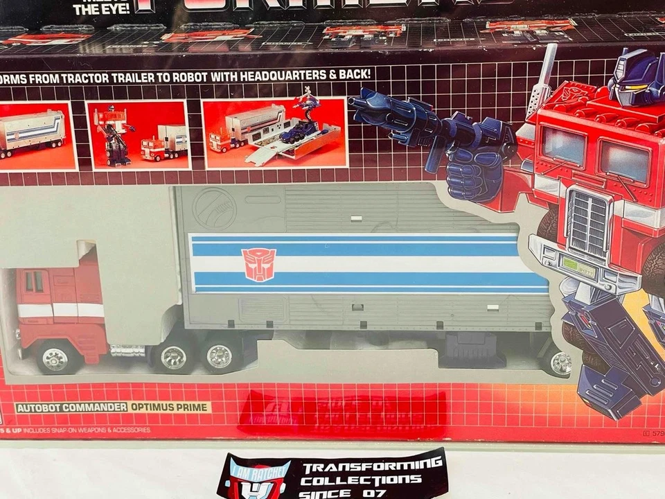 Transformers G1 Original AFA 75 Optimus Prime Metal Plates MISB 75/85/90 - Image 2 of 4